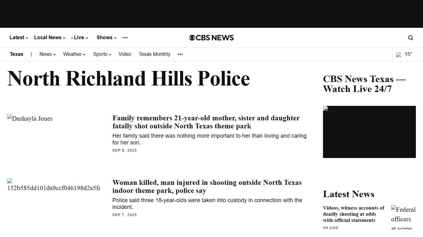 North Richland Hills Police news - Today’s latest updates - CBS Texas